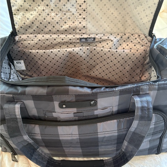 Lug Black and Gray Checkered Duffel Bag - Picture 8 of 8